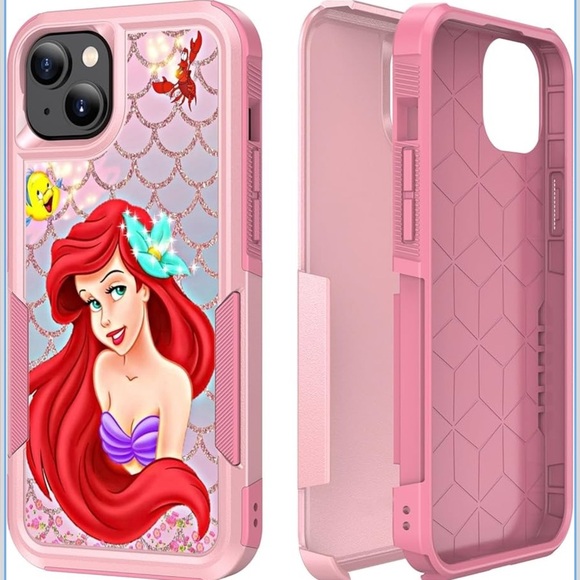 Disney Other - CaseTown Disney Ariel Pink Dual Layer Phone Case-I Phone 12 Pro Max